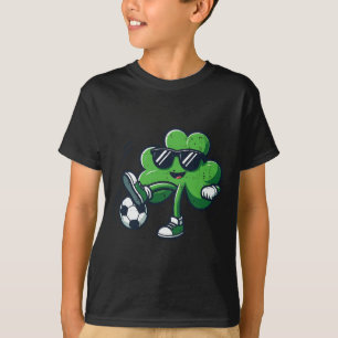 Camiseta Trevo de Futebol do Dia de São Patrício Futebol de