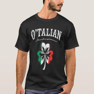 Camiseta Trevo de Herança Irlandesa Italiana