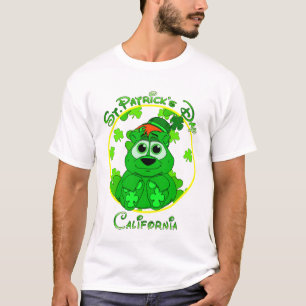 Camiseta Trevo de Lil do repto de Califórnia do Dia de Sã
