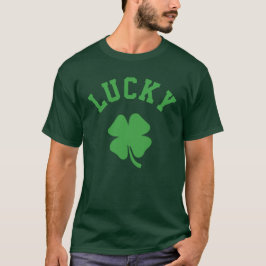 Camiseta Trevo de Quatro Folhas do Dia de São Patrício