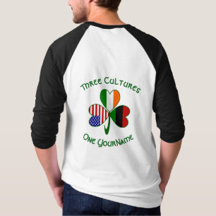 Camiseta Trevo de quatro folhas personalizado africano Irla