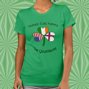 Camiseta Trevo de quatro folhas personalizado Ilhas Faroé I