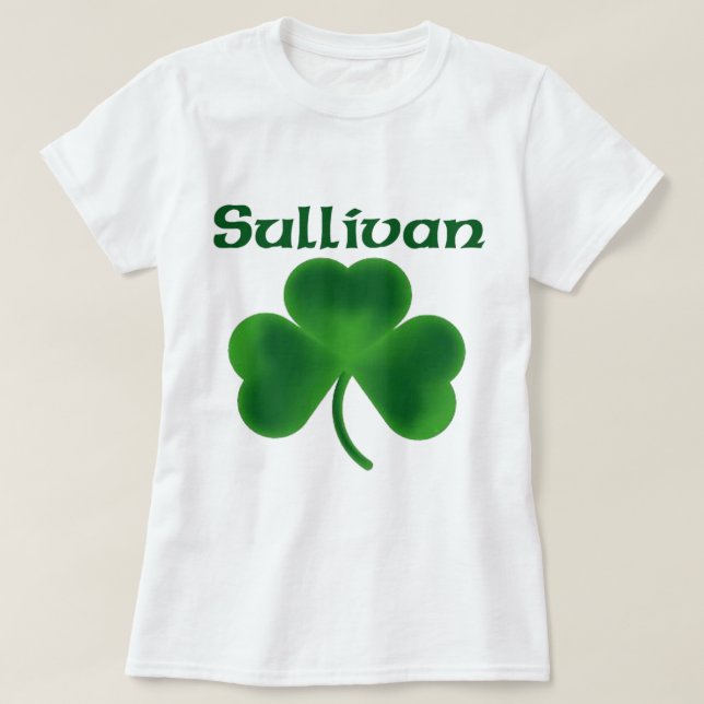 Camiseta Trevo de Sullivan (Frente do Design)