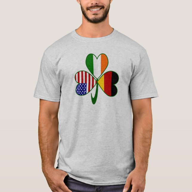 Camiseta Trevo de Três Folhas Alemão (Frente)