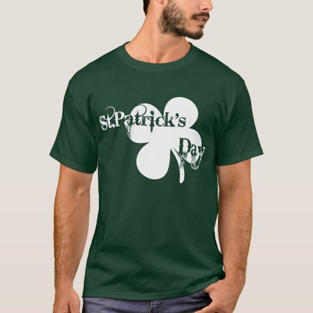 Camiseta Trevo do dia de St Patrick (Frente)