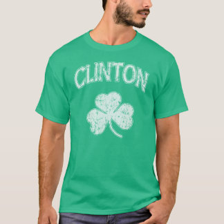 Camiseta Trevo do irlandês de Clinton