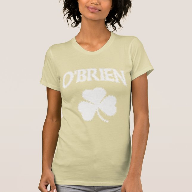 Camiseta Trevo do irlandês de O'Brien (Frente)