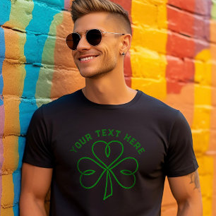 Camiseta Trevo Gaélico Citação Irlandesa do Dia de São Patr