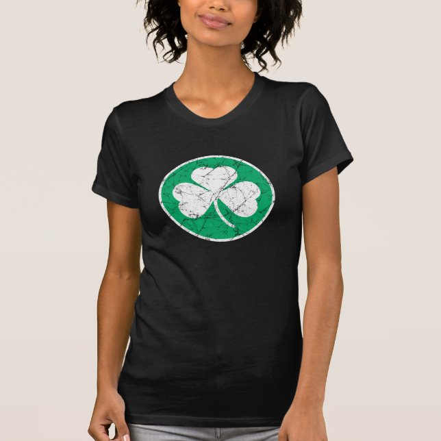 Camiseta Trevo Grunge (Frente)