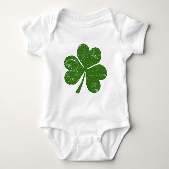 Camiseta Trevo irlandês clássico (Frente)