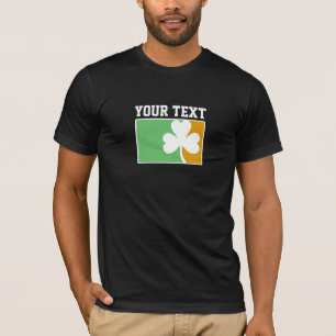 Camiseta Trevo irlandês customizável