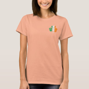 Camiseta Trevo irlandês da bandeira afligido