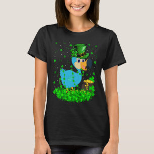 Camiseta Trevo Irlandês Leprechaun Pássaro Dodo Dia de São