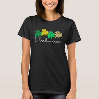 Camiseta Trevo Leopardo São Patrício Técnico Dia de São Pat