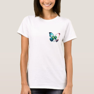 Camiseta Trevo sortudo com borboleta