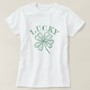 Camiseta Trevo Verde Vintage Dia de São Patrício