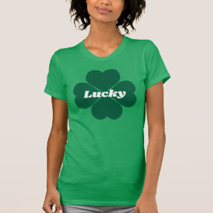 Camiseta Trevos do Dia de São Patrício trevo verde da sor