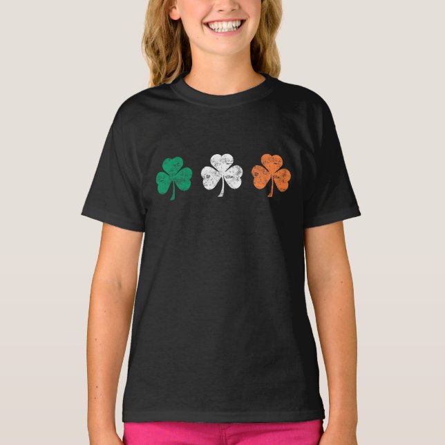 Camiseta Trevos Irlandeses (Frente)