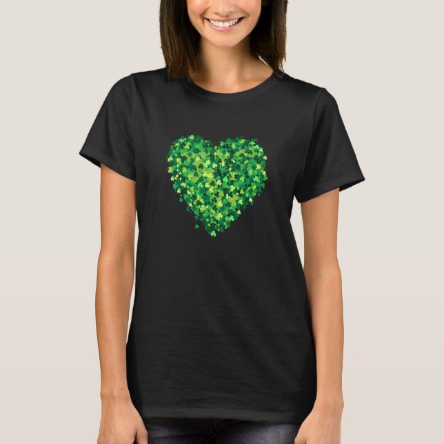 Camiseta Trevos verdes para o dia de St Patricks e todos os (Frente)