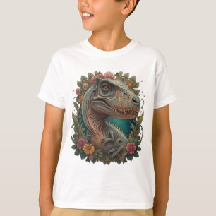 Camiseta Trex de dinossauro bonito