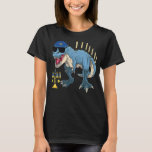 Camiseta Trex Dinosaur Menorah Hanukkah Chanukah<br><div class="desc">Trex Dinosaur Menorah Hanukkah Chanukah Meninos Judeus</div>