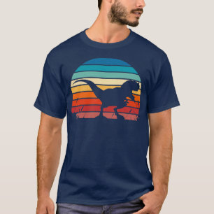 Camiseta Trex Dinosaur Retro Sunset