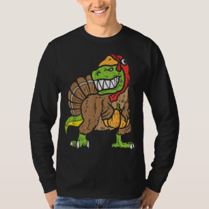 Camiseta Trex Dinosaur Turquia Engraçado Toddler Kids Thank