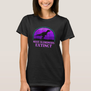 Camiseta Trex Dinossaur Faz Alzheimers Extintarem a Consciê