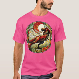 Camiseta TRex Dinossauro Art Nouveau Tyrannosaurus Rex