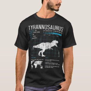 Camiseta TRex Dinossauro    FatosTyrannosaurus Ciência 