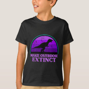 Camiseta Trex Dinossauro Roxo Fazer Sobredosagem Extinguir