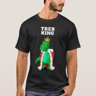 Camiseta Trex King Boys T-rex Dinossaur Tshirt Mens Tyranno