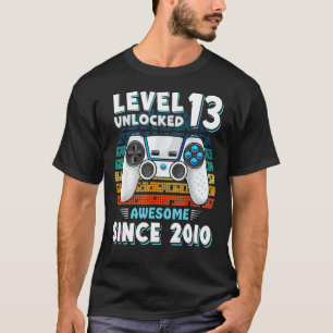 Camiseta Treze 13 anos BDay Boy Gamer 13 de 13 anos