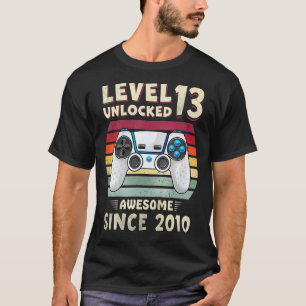 Camiseta Treze 13 anos BDay Boy Gamer 13 de 13 anos