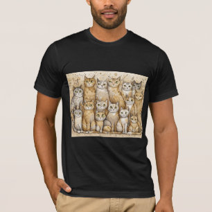 Camiseta Tri-Blend acalmando gatos