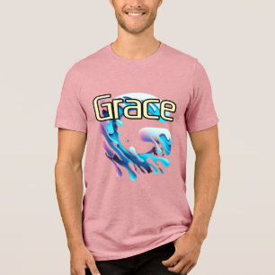 Camiseta Tri-blend Bella+Canvas, Branca, Adulto P