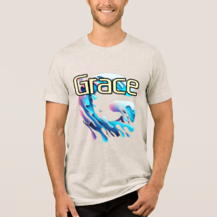 Camiseta Tri-blend Bella+Canvas, Branca, Adulto P
