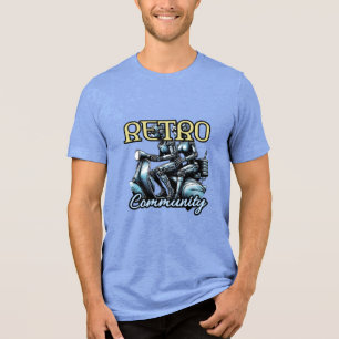 Camiseta Tri-blend Bella+Canvas, Branca, Adulto P