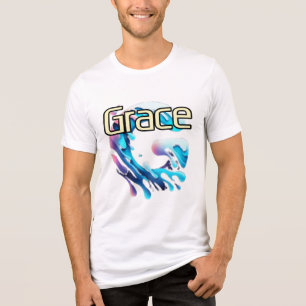 Camiseta Tri-blend Bella+Canvas, Branca, Adulto P