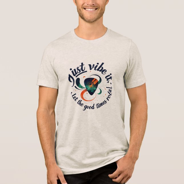 Camiseta Tri-blend Bella+Canvas para Amantes de Mú (Frente)