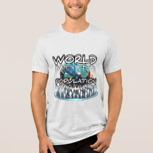 Camiseta Tri-blend Bella+Canvas, Trible Preto Sóli