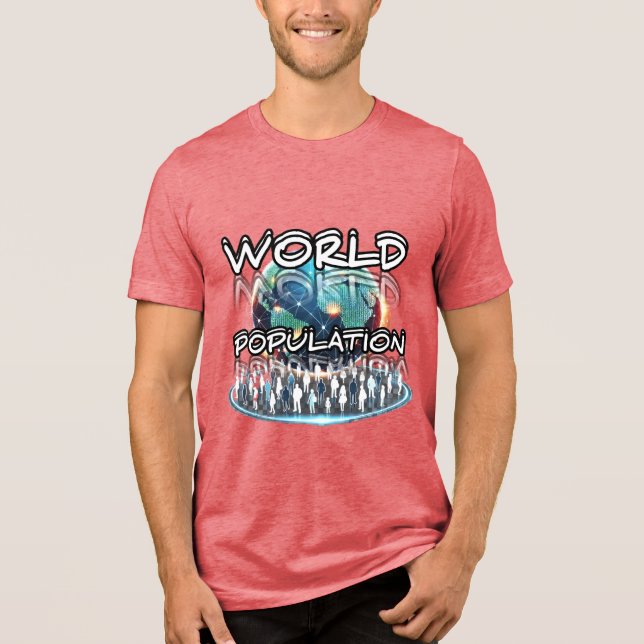 Camiseta Tri-blend Bella+Canvas, Trible Preto Sóli (Frente)