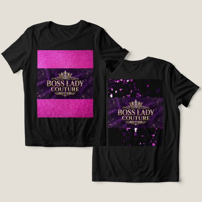 Camiseta Tri-Blend Boss Lady (Design Frente e Verso)