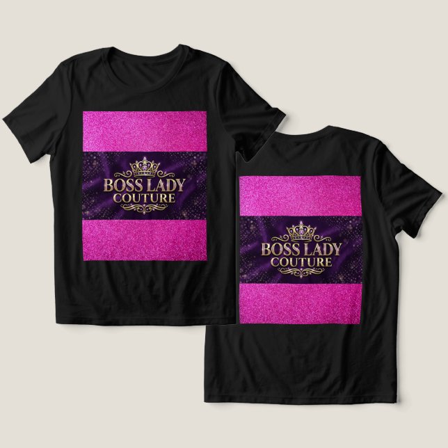 Camiseta Tri-Blend Boss Lady (Design Frente e Verso)