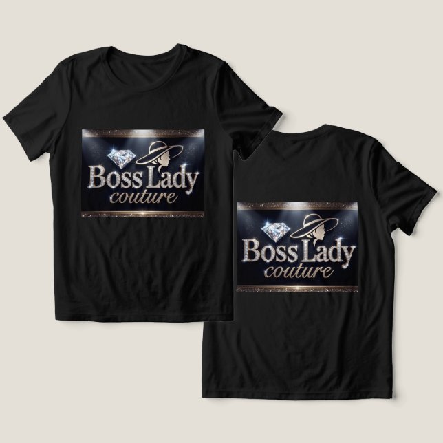 Camiseta Tri-Blend Boss Lady (Design Frente e Verso)