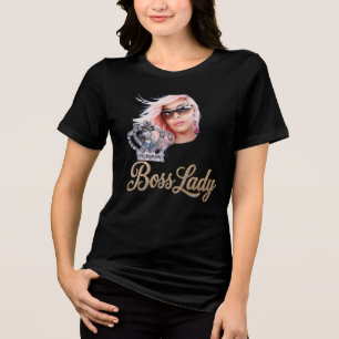 Camiseta Tri-Blend Boss Lady