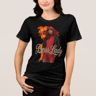 Camiseta Tri-Blend Boss Lady