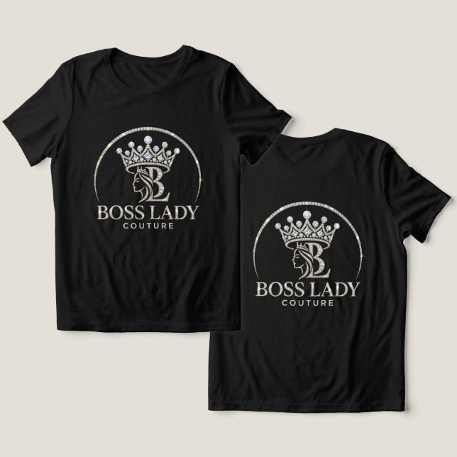 Camiseta Tri-Blend Boss Lady (Design Frente e Verso)
