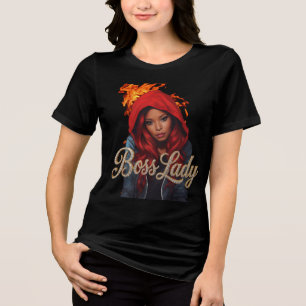 Camiseta Tri-Blend Boss Lady