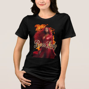 Camiseta Tri-Blend Boss Lady T-Shirt